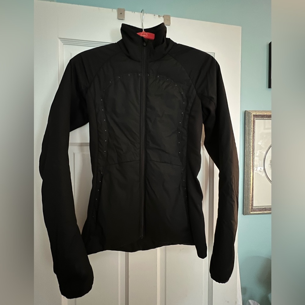 Lululemon Run for Cold Primaloft Jacket, Black, Size 2